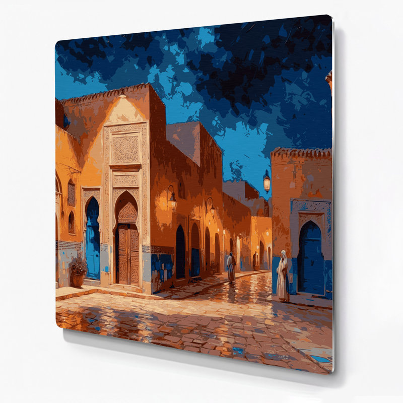 Art urbain, villes, Casablanca, Maroc, brun, H 32 po x l 32 po