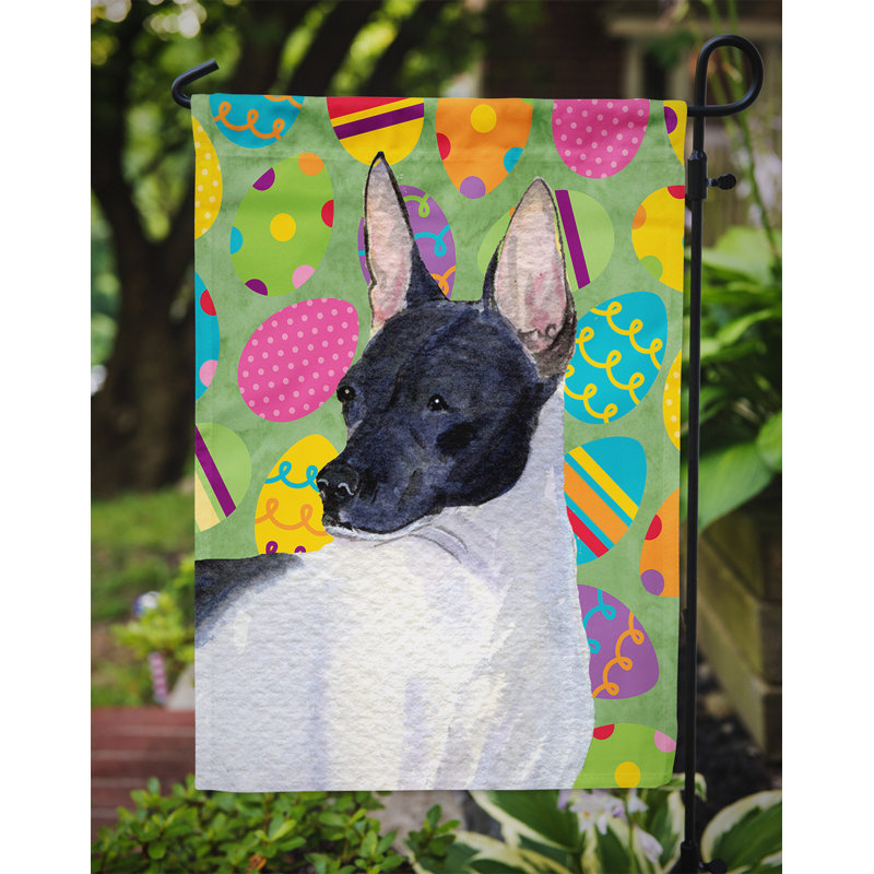 Drapeau de jardin Atara, Rat terrier