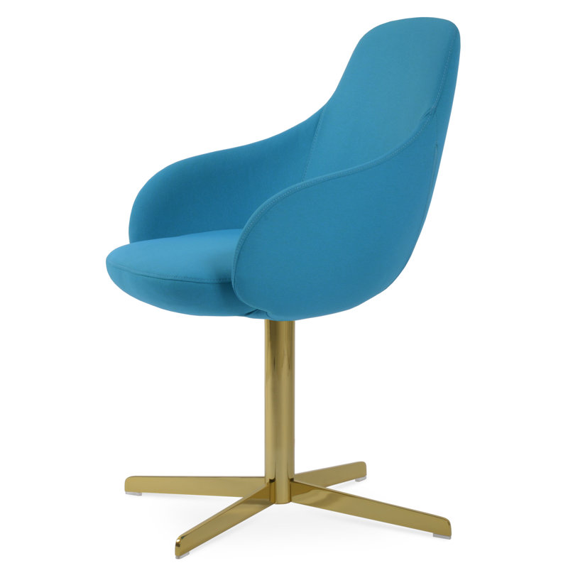 Chaise avec accoudoirs 4 étoiles Gazel, Noir