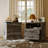 Elegent Nightstand With Built-In Outlet-1136967634