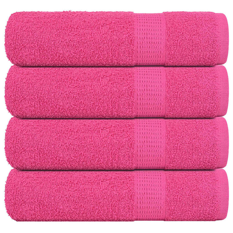Santario 100% Cotton Hand Towel, Pink