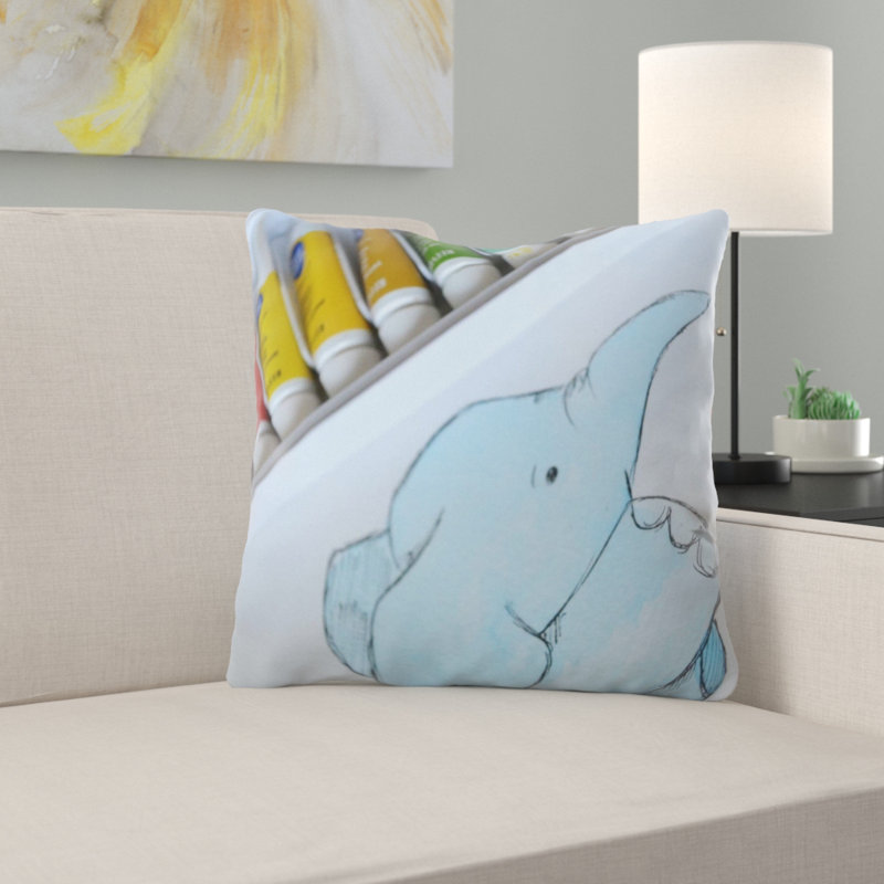 Housse et insert de coussin carré d'extérieur Boman Art, Microsuède, Intérieur