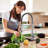 HGN Kitchen Faucet with Pull Down Sprayer, Stainless Steel Single Handle Kitchen Faucet-91139319