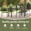 Rectangular 5 - Piece 4 - Person Outdoor Table Set