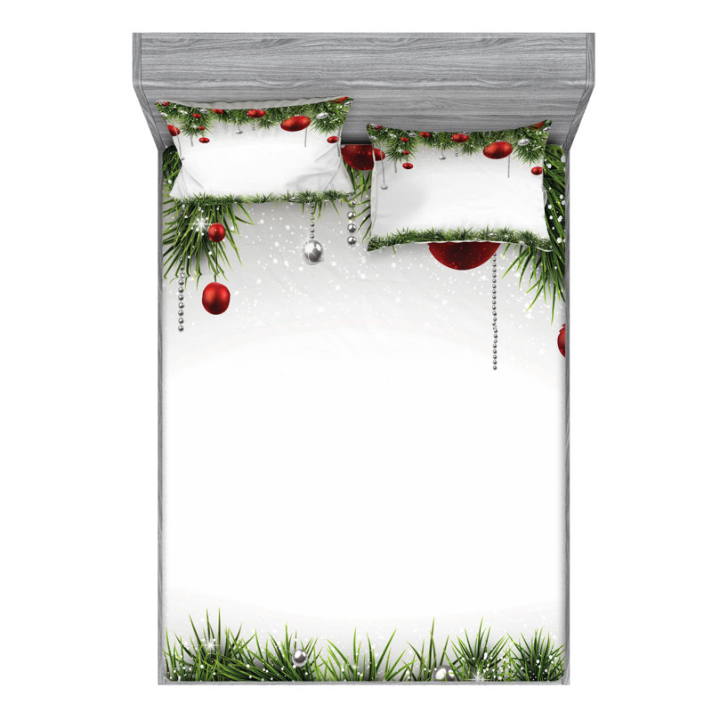 Microfiber Sheet Set, Queen Sheet Set with Fitted Sheet