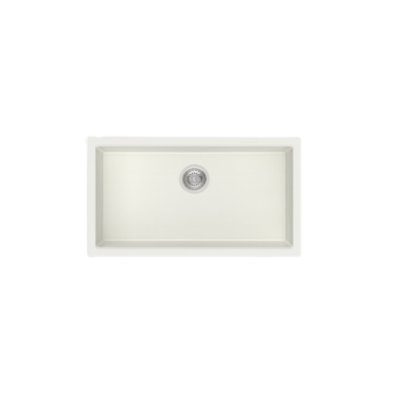 CRAFTX CrystaLux Undermount Granite Sink with Strainer