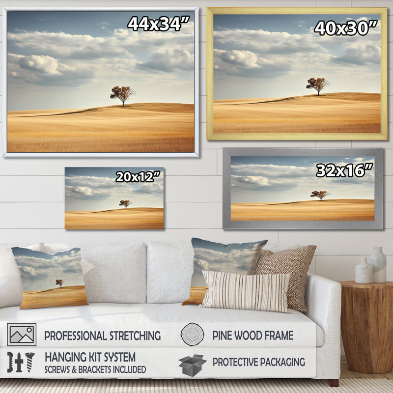 «Peadowies Endless Horizons I», reproduction sur toile, Toile tendue, H 12 po x l 20 po x P 1 po