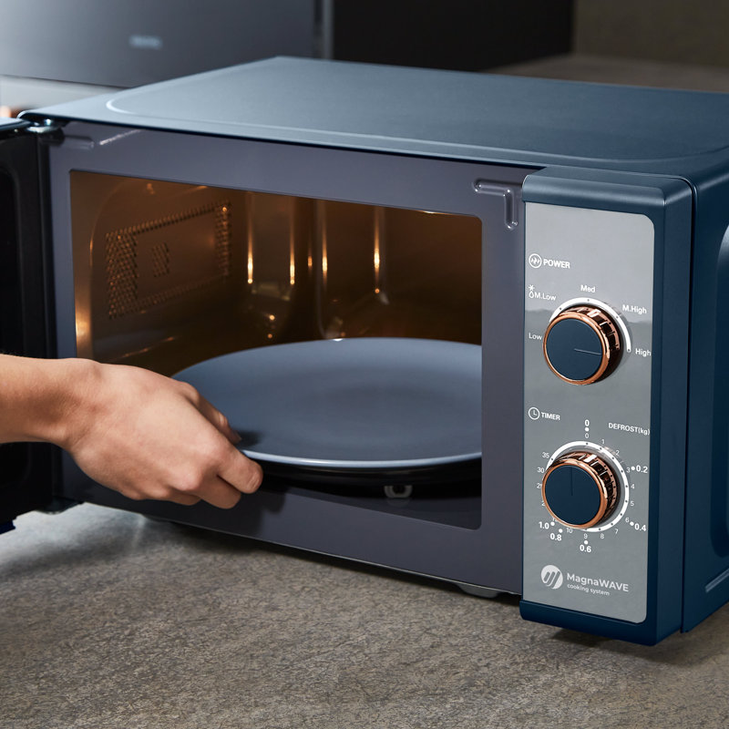 Tower Cavaletto 20L 800W Manual Microwave, Midnight Blue
