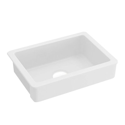 30'' L Farmhouse / Apron Single Bowl Fireclay Kitchen Sink