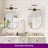 4 - Light Modern Dimmable Wall Mounted Vanity Lighting for Bathroom Mirror, Powder Room, Bedroom