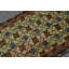 Tapis tissé à plat, tapis vert neutre, tapis rétro, tapis frais, tapis turc, tapis décoratifs 3,5 x 6,4 pi