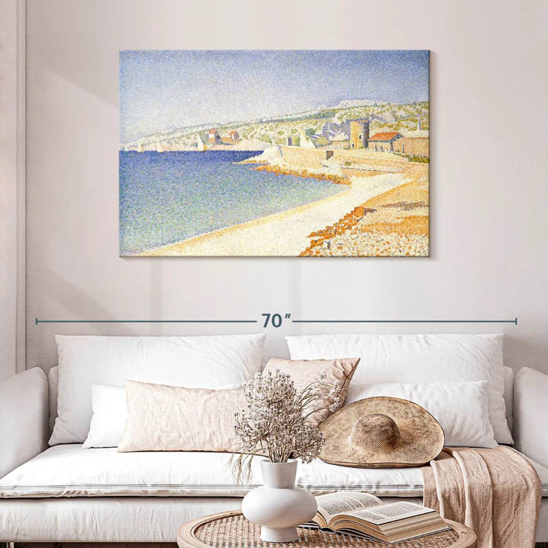 Gillard The Jetty At Cassis Opus 198, H 30 po x l 45 po