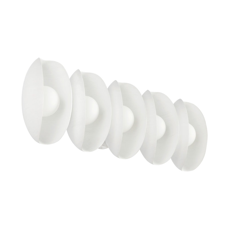 Cortez 26-in White dimmable LED Bathroom Vanity Light, White