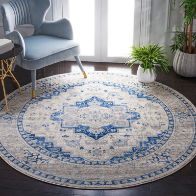 Aurich 851 Area Rug In Ivory / Blue