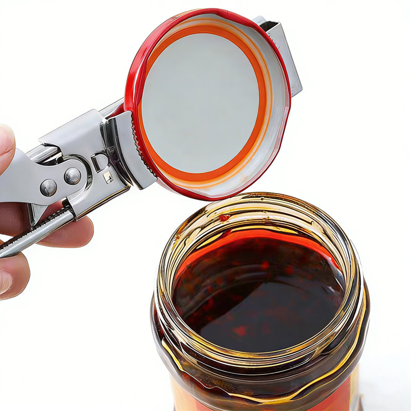 Ouvre-bocal en acier inoxydable de 9 po, bouteille réglable et ouvre-boîte