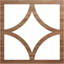 Médaillon de plafond ajouré en bois Statesman-63412321-63412346