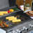 Prokan Bespoke 94" 5B - 3 Modular Outdoor Kitchen In Gray Glass Panels