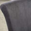 Tabouret de comptoir pivotant gris anthracite, siège en tissu, pieds en bouleau, profondeur de 25,2 po, stable 19,5 po x 40,5 po, siège et pieds