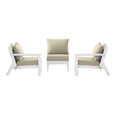 3-Piece Deep Seating Set With Cushions