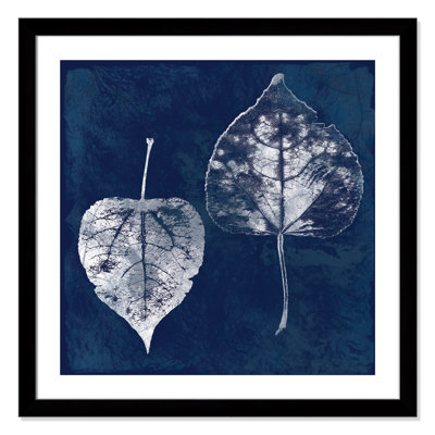 Impression sur cadre Cyanorphe Aspen Leaves