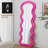 Flannel Full Length Wave rose Floor Mirror  for Bedroom living room Hanging or Against The Wall-207982882