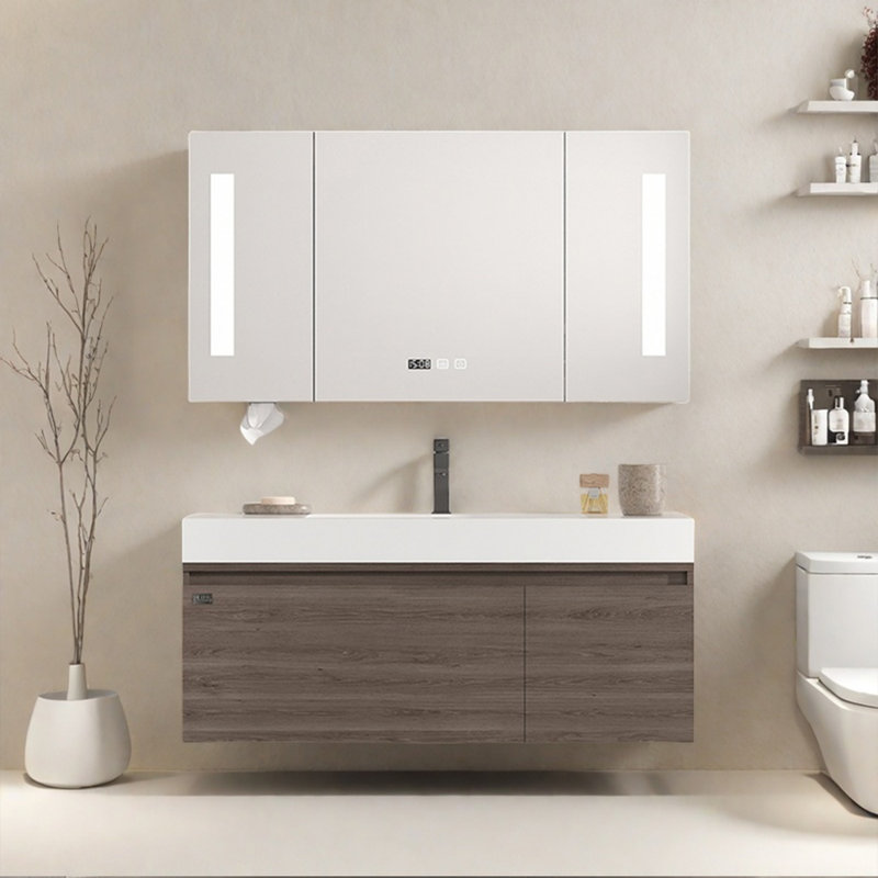 Retro minimalist bathroom cabinets