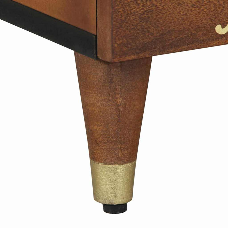 40cm W Solid Wood Bedside Table