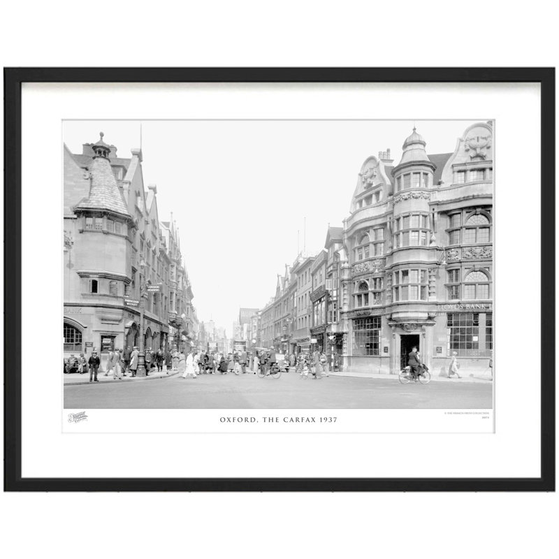 Oxford, The Carfax 1937 by Francis Frith - Single Picture Frame Print, 40cm H x 50cm W x 2.3cm D