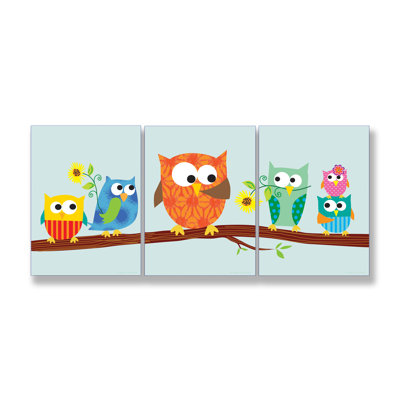 Emery Animals 3 - Piece Framed Art