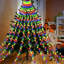 Multicolore 360 lumières de Noël à DEL 12 pi x 5 pi, guirlande de fées pour 8 modes d'intérieur