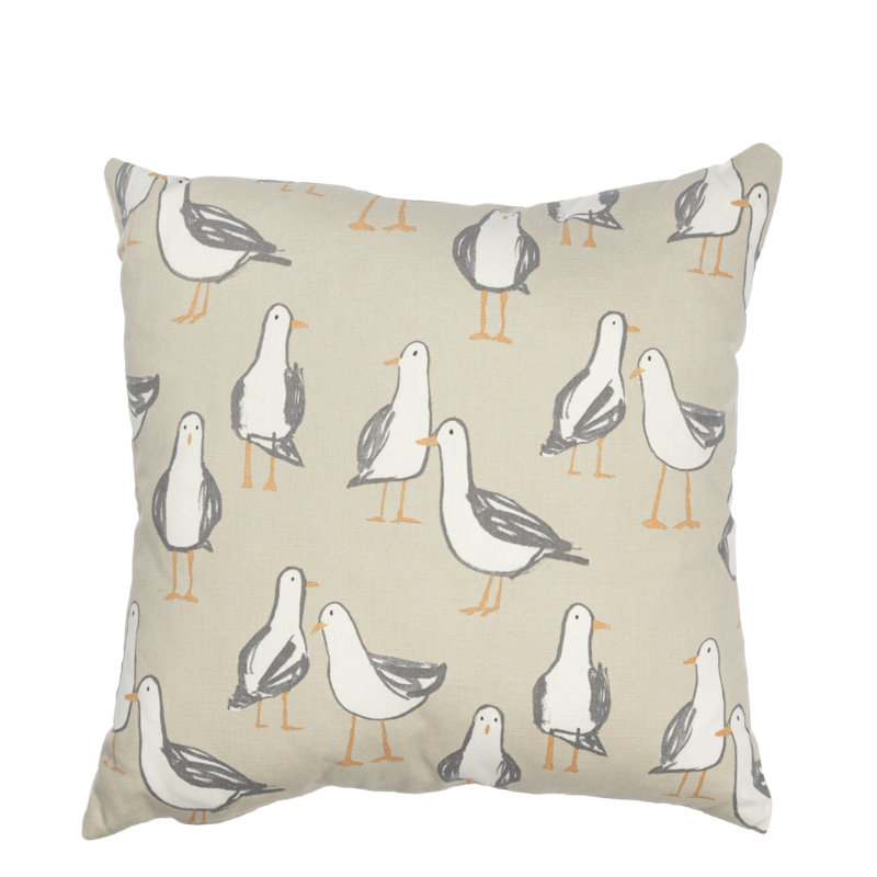 Wilcox Square Cushion Cover, 45cm H x 45cm W x 15cm D, Taupe