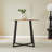 Otrange Round Metal Base Dining Table