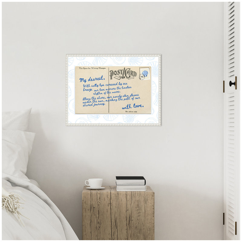 Impression sur toile encadrée «Beach Love» par Honey Island Studio