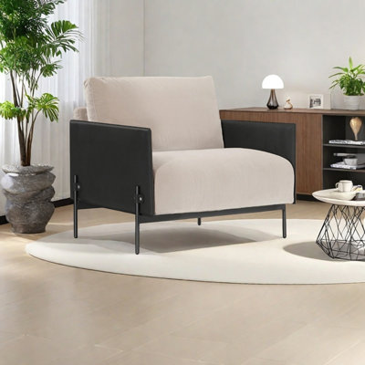 Chaise longue en bois massif éponge de style minimaliste