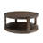40Inch Large Curved 2 Tier Traditional Round Circle Wooden Center Coffee Table,Rounded Wooden Table With Wheels ,Table For Living Room,Office,Apartment-857167609