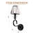 Modern Crystal Wall Sconces, Vintage Wall Mounted Lamp, Indoor 1-Light Wall Lamp For Hallway Living Room-1162636987