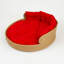 Coussin rond en corde tressée pour animaux de compagnie