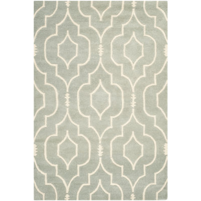Carolene Hand Tufted Wool Geometric Rug