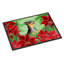 Tapis de porte d’extérieur anti-dérapant miniature pinscher poinsettas-38381443