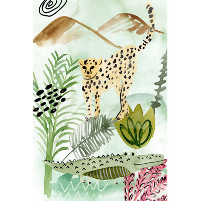 Jungle Of Life I by Melissa Wang - Wrapped Canvas Painting