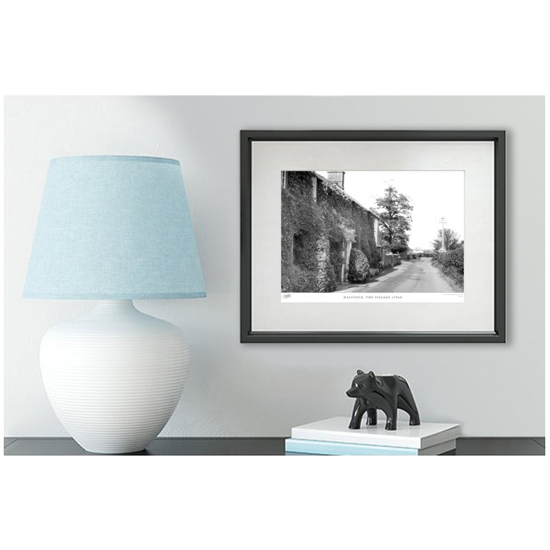 Halstock, the Village C1960 1 Piece Single Picture Frame Wall Art, 60cm H x 80cm W x 2.3cm D
