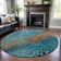 Premium Machine Washable Christina AMF1074 Circles Rug