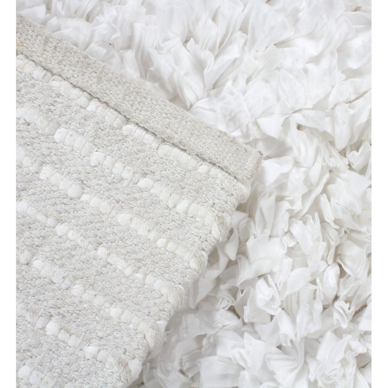 Tapis de bain Tissue, Blanc