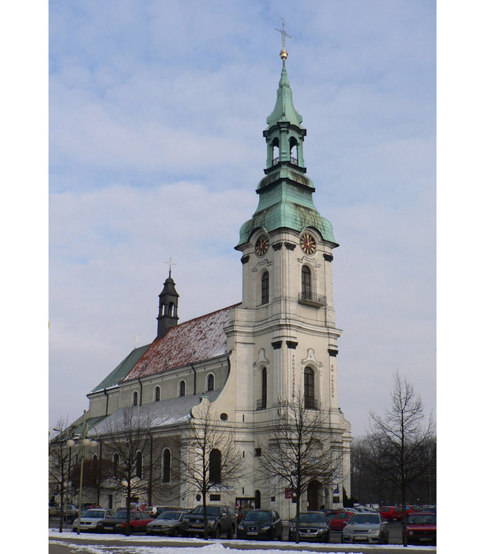 Église Saint-Joseph à Kalisz, H 24 po x l 17 po