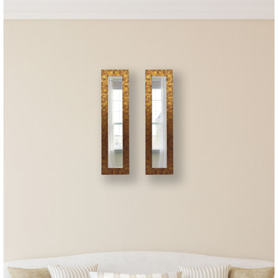 Ballinger Wood Flat Wall Mirror