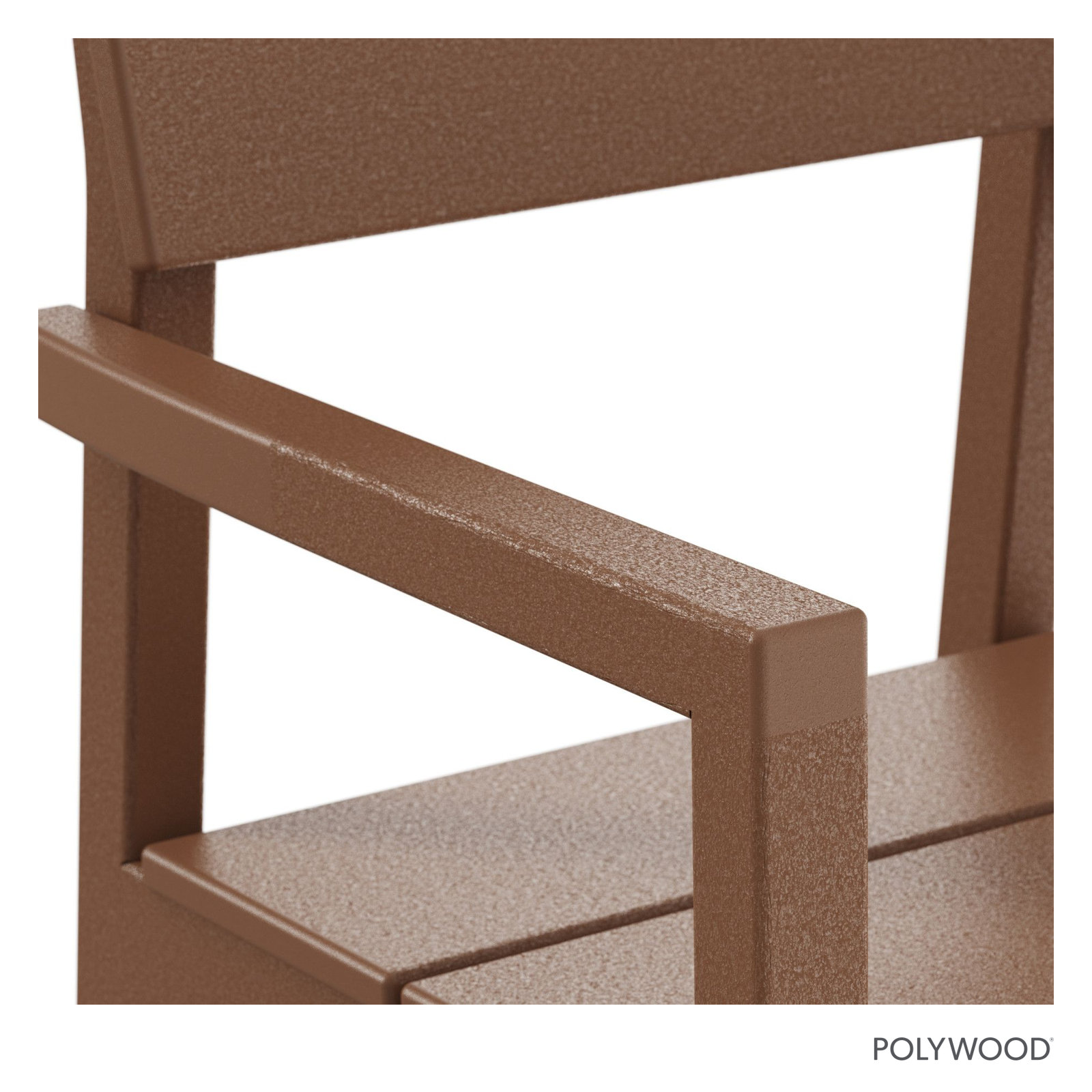 POLYWOOD® Edge Patio Armchair, Teak
