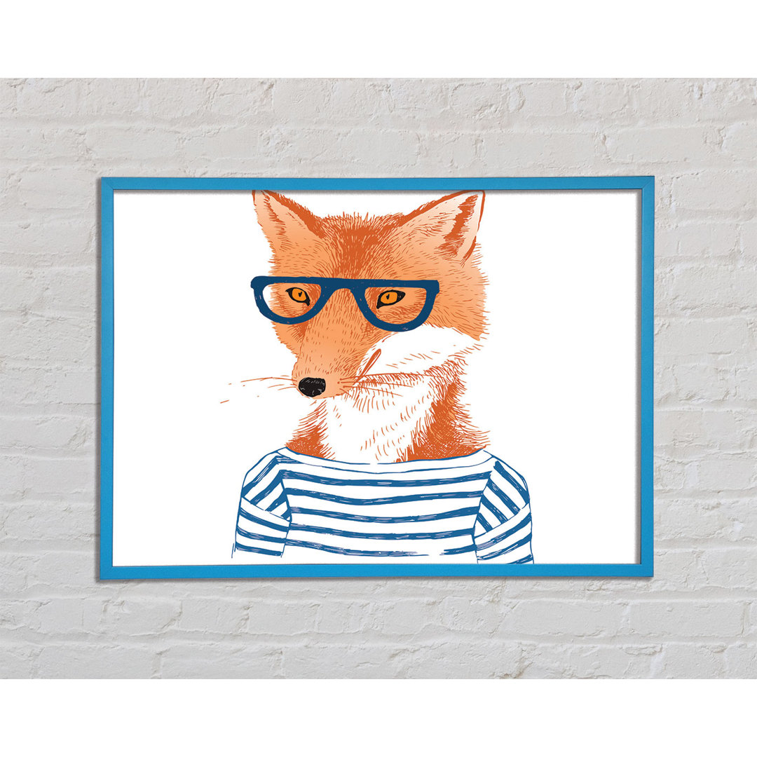 The Nerd Fox von Unkown - Drucken