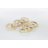 Cosmoliving By Cosmopolitan 2-Piece Gold Aluminum Sculpture