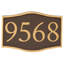 Plaque d’adresse murale sur 1 ligne serif-55325706-55325709