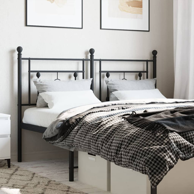 Crotzer Headboard, Black, Eastern King